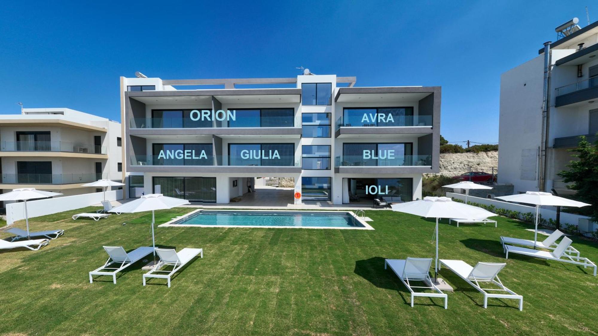 Aquarama Pool Apartments Ixia  Exteriér fotografie